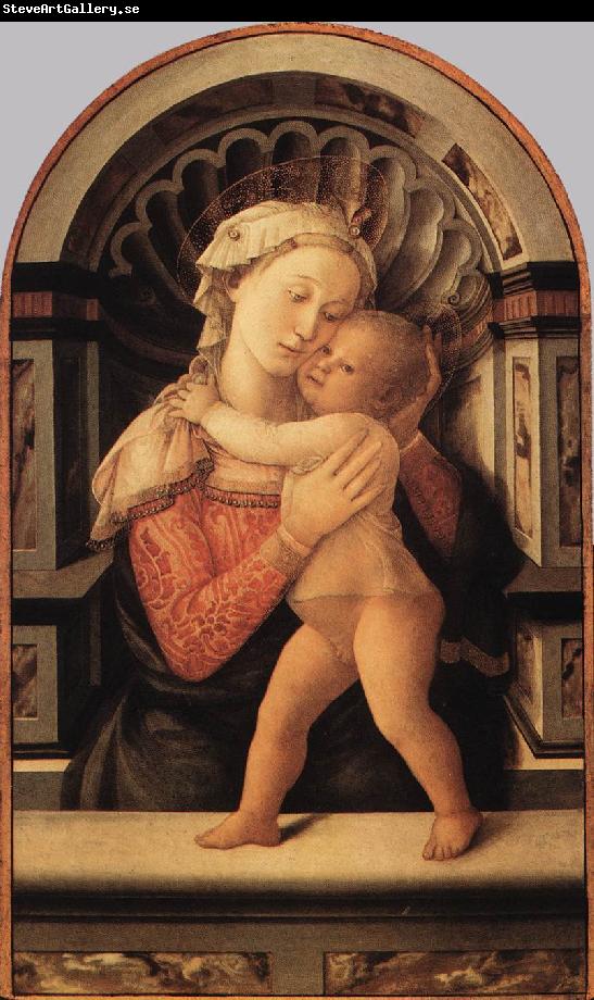 LIPPI, Fra Filippo Madonna with the Child and two Angels g